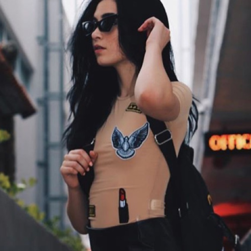 Windsor See Through Top w/ Patches